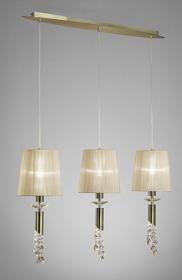 Tiffany Antique Brass-Soft Bronze Crystal Ceiling Lights Mantra Linear Crystal Fittings Tiffany Antique Brass-Soft Bronze Crystal Ceiling Lights Mantra Linear Crystal Fittings